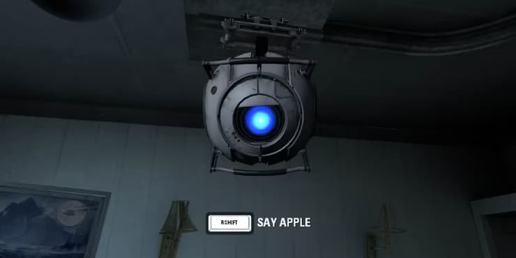 Portal 2 say apple